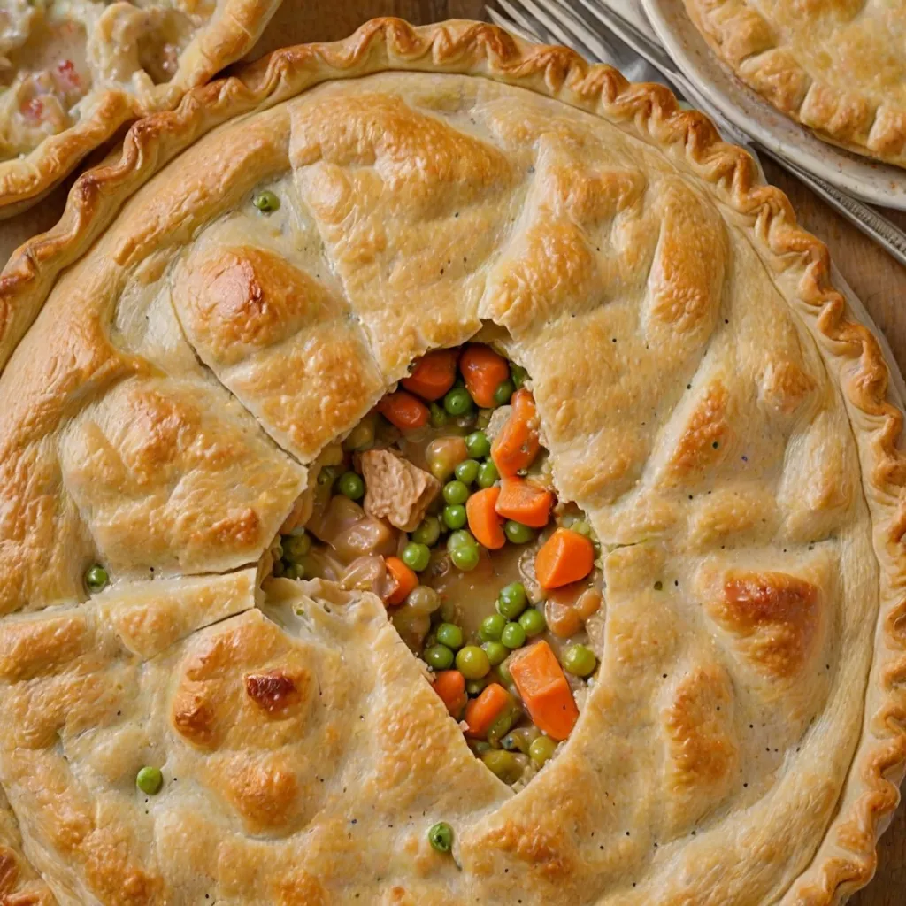 Chicken pot pie: przepis na klasyczny placek z kurczakiem